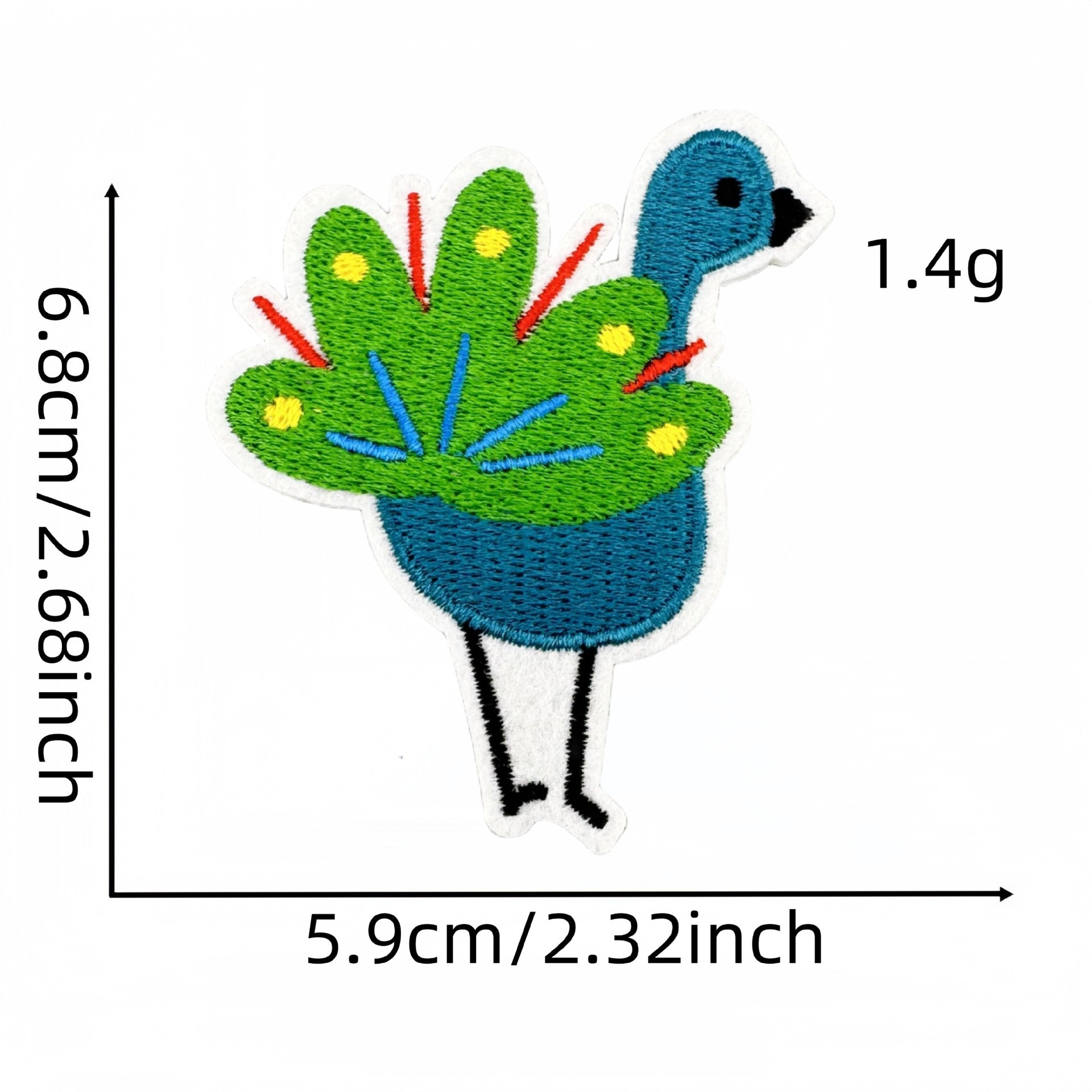 Wholesale Cute animal embroidery patch frog turtle iron-on patch